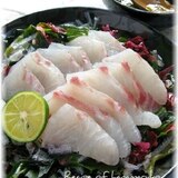 塩麹で旨みプラス！ 白身魚の鯛の和風カルパッチョ